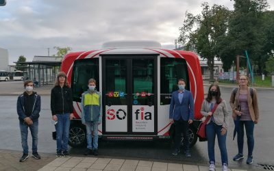 Autonomes und inklusives Fahren hautnah erleben – SOfia-Fahrt der Archi-Roboter-Challenge-GewinnerInnen